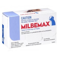 **Milbemax Small Dog up to 5kg 50 Tablet Pack