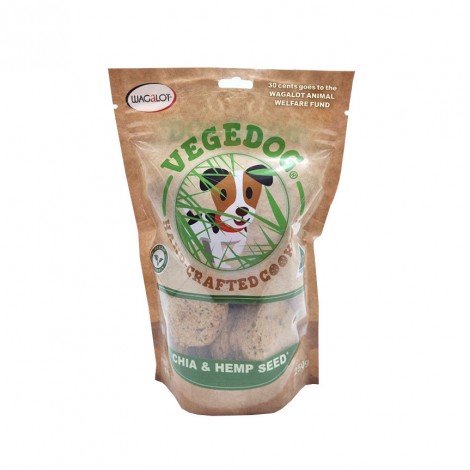  **Vege Dog Cookies – Chia & Hemp – 250g