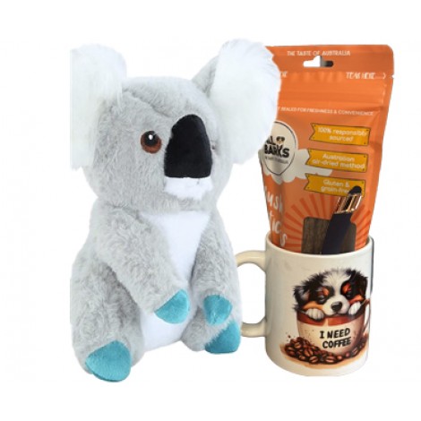 Coffee &  Australian Treat Gift for You & Your Pet "Koala"