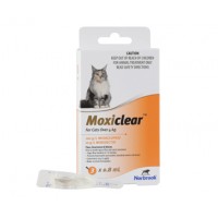 Moxiclear For Cats over 4kg Orange 6 Vials