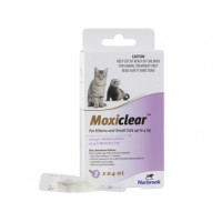 Moxiclear For Kittens & Small Cats Purple 6 Vials