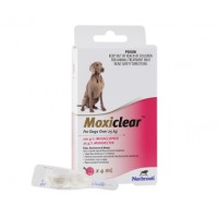 Moxiclear for Dogs Over 25kg Red 6 Vials