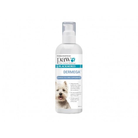 PAW Dermega Omega 3 & 6 Oil 200mL