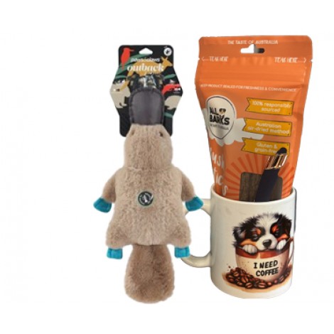 Coffee &  Australian Treat Gift for You & Your Pet "Platypus"